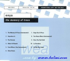 Enya, The Memory of Trees, WEA, PROP94