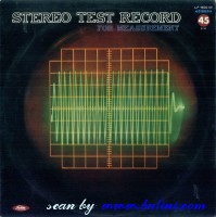 Various Artists, Stereo Test Record, (For Measurement), Toshiba, LF-9001R