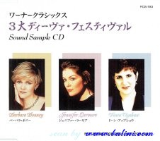 3 Divas, Sound Sample CD , WEA, PCS-193