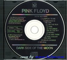 Pink Floyd, The Dark Side of the Moon, EMI, CDP 7 46001 2