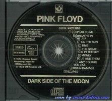 Pink Floyd, The Dark Side of the Moon, EMI, CDP 7 46001 2