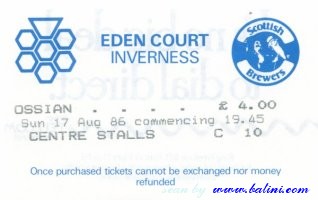 Ossian, Inverness, , 17-08-1986